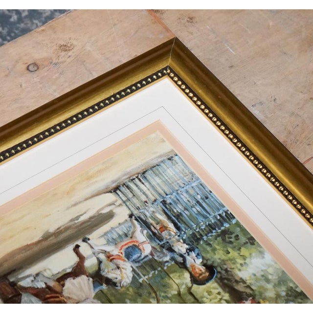 Alan Maley, Summer Carousel Print, Framed For Sale - Image 5 of 11