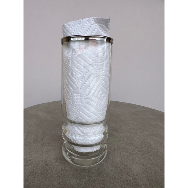 Vintage Beer Tumbler Glass With Map of Rhine River in Germany For Sale - Image 4 of 6