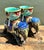 Vintage Glazed Ceramic Polychromed Elephants - A Pair For Sale - Image 12 of 12