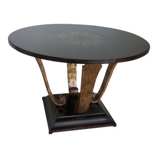 Christopher Guy Quattro Sunburst Mahogany Entry Table For Sale