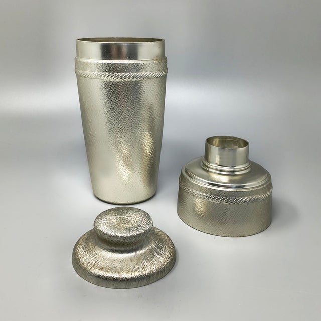 Alessi Mid-Century Modern Italian Cocktail Shaker by Giovanni Alessi, 1960s For Sale - Image 4 of 8