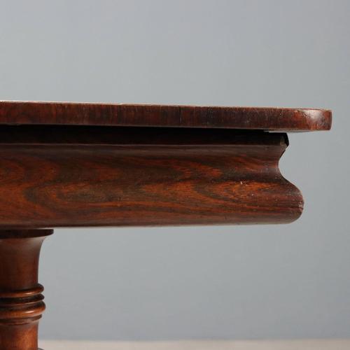 Brown Small Antique Table Wood with Drawer, Italy, 19th Century For Sale - Image 8 of 13