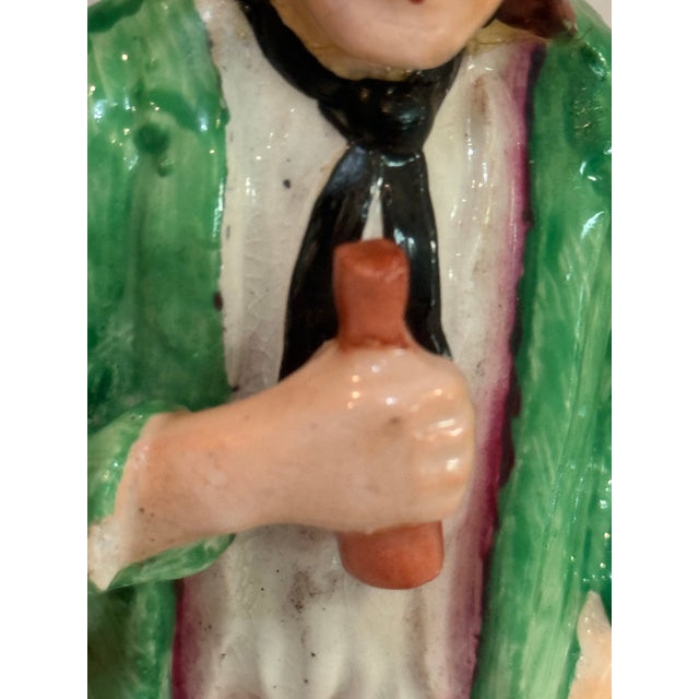 Antique Staffordshire “Gin and Water” Temperance Figure For Sale In Dallas - Image 6 of 10