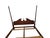 Chippendale Vintage Chippendale Style King Four Poster Bed in Mahogany Finish For Sale - Image 3 of 10