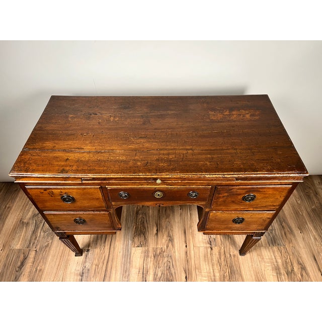 Antique Louis XVI Period Ladies Desk With Tooled Leather Top C. 18th Century For Sale In Boston - Image 6 of 11
