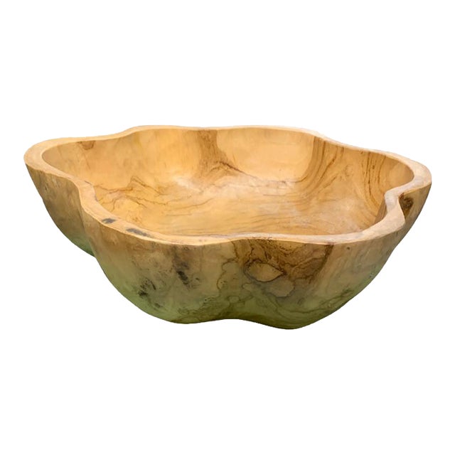 Medium Wooden Bowl For Sale
