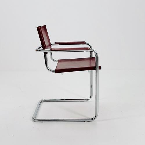 Centro Studio Desk Chair by Mart Stam & Marcel Breuer for Fasem, Italy, 1970s For Sale - Image 6 of 11