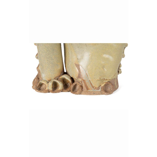 Abstract Brother Mel Myer Abstract Ceramic Vessel For Sale - Image 3 of 8