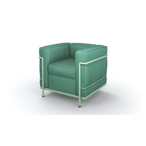 Cassina LC2 Poltrona Armchair by Le Corbusier, Jeanneret, and Charlotte Perriand for Cassina For Sale - Image 4 of 13