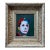 2025 Abstract Oil Portrait Painting in Vintage French Frame For Sale