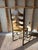Vintage Early American French Rustic Style High Ladder Back Rush Seat Side Chairs For Sale - Image 13 of 17