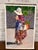 1990s Original Oil Pastel Figurative Painting, Woman in Sun Hat With Southwestern Textiles, Signed (Artists Unknown) For Sale In Washington DC - Image 6 of 6