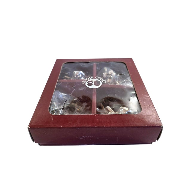 Set of 4 Arthur Court Bunny Napkin Rings With Original Box For Sale - Image 17 of 18