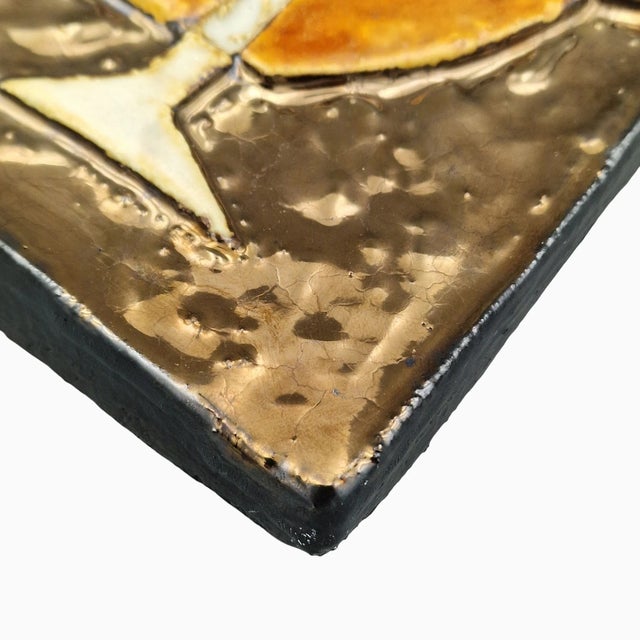 Ceramic Ceramic Model 311 Wall Relief by Helmut Schäffenacker, Germany, 1960s For Sale - Image 7 of 18