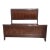 Henkel Harris Mahogany King Size Sleigh Bed Frame Made in Winchester, Virginia For Sale