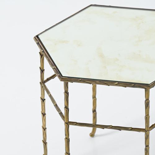 Brass Side Table from Maison Baguès For Sale - Image 15 of 18