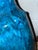 1970s Grand Drip Glaze Cobalt Blue Studio Pottery Ceramic Turned Pottery Lamp For Sale - Image 9 of 10
