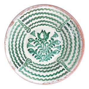 Large Spanish Fajalauza Ceramic Lebrillo Bowl
