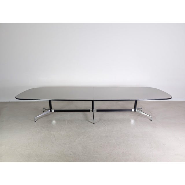 Beautiful, very large conference table from the renowned German manufacturer Vitra for sale. Designed by Charles & Ray...