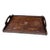 Antique Exotic Wood Serving Tray, Art Deco Style, Early 20th Century For Sale