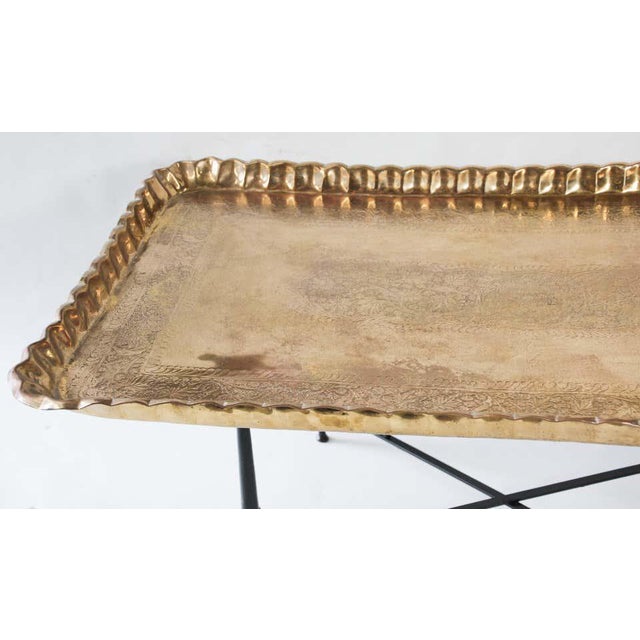 Moorish Rectangular Brass Tray Coffee Table Chairish
