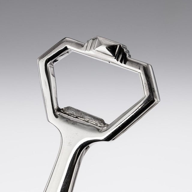 Metal 20th Century English Silver Wine Corkscrew & Bottle Opener, 1941, Set of 2 For Sale - Image 7 of 13