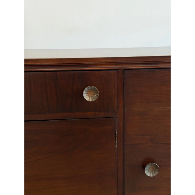 1940s Minimal Art Deco Credenza For Sale - Image 4 of 13