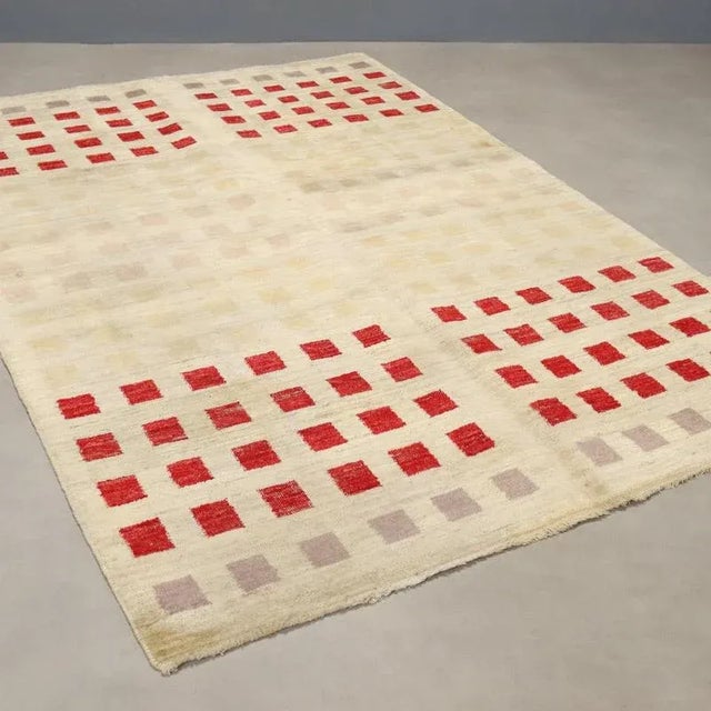 Middle Eastern Herat Rug in Wool For Sale - Image 10 of 10