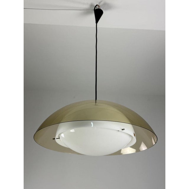 Large Space Age UFO Pendant Lamp from Stil-Luce, 1970s For Sale - Image 6 of 9