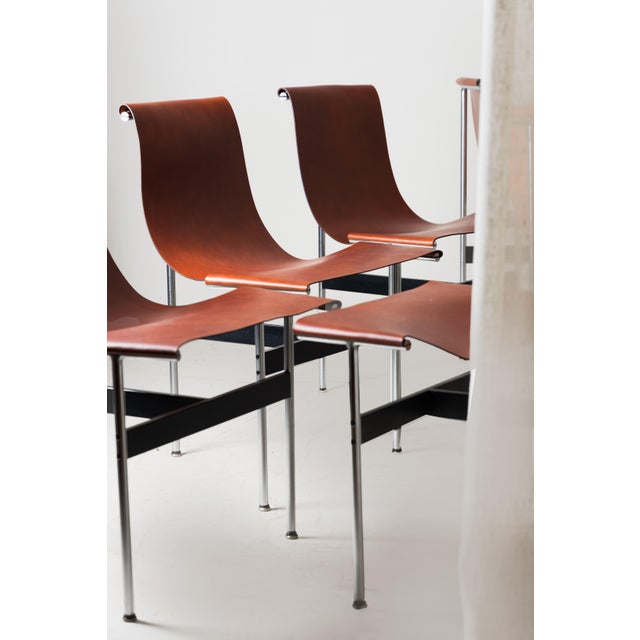 T-Chair by Katavolos, Kelley and Littell for ICF De Padua, 1960s, Set of 6 For Sale - Image 12 of 17