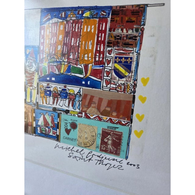 Michel Godjevac, Collages, 2003, Mixed Media, Set of 2 For Sale - Image 7 of 8