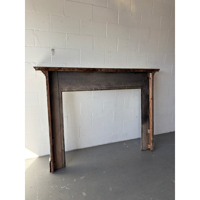 Early 19th Century English Pine Mantel For Sale - Image 9 of 9