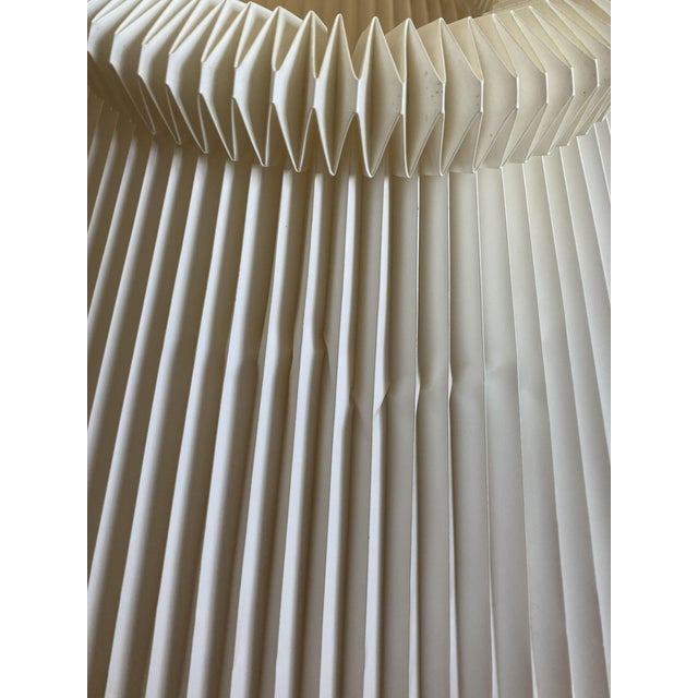 Sakura Table Lamp with Le Klint White Shade by Michael Bang for Holmegaard, Denmark, 1980s For Sale - Image 12 of 13