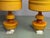 Mid-Century Ochre Yellow Opaline Glass Table Lamp with Shade from Glasfabriek De Rupel, Belgium, 1960s For Sale - Image 13 of 13