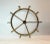 Brass ships wheel that has been meticulously polished and lacquered. Five spokes with ten handles. Stunning piece, five...
