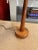 1970s Lightweight Wooden Mid-Century Modern Table Lamp With Shade For Sale - Image 5 of 9