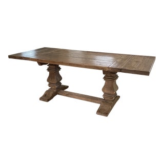 Restoration Hardware Salvaged Wood Dining Table For Sale