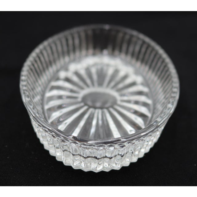 Olde New Stock Clear Glass Soap Dish For Sale - Image 4 of 5