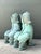 Vintage Verdigris Bronze Temple Lions - A Pair For Sale - Image 14 of 17