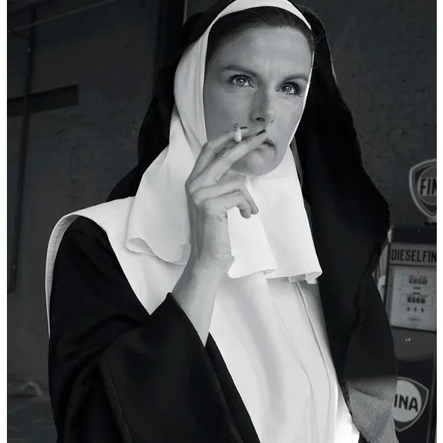 Contemporary Alain Daussin, Nun, 1992, Paper For Sale - Image 3 of 5