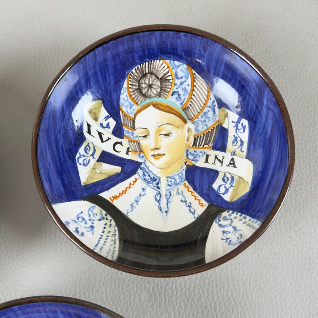 Vintage Ceramic Bowls from E. Mari Urbino, Set of 3 For Sale - Image 6 of 11