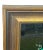 Wood 1940s Framed Silver Epergne Holding Flowers and Fruit Silver Foil Tinsel Painting For Sale - Image 7 of 7