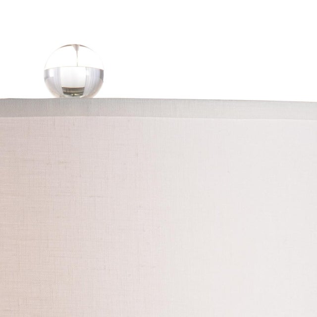 Transitional Chelsea House Loftin Vase Lamp in Gray For Sale - Image 3 of 4