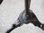 Metal 19th Century French Cast Iron Bistro Table with Claw Feet from Arras, 1890s For Sale - Image 7 of 11