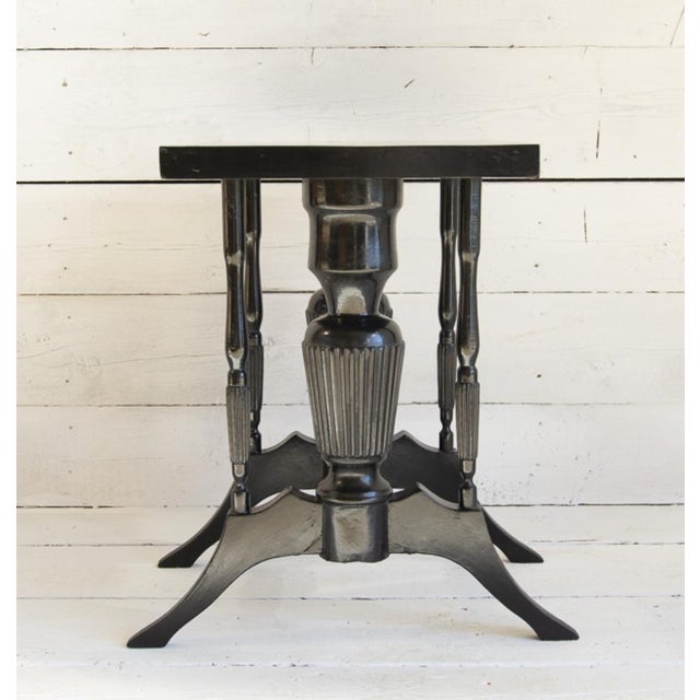 Small Art Deco Ebonized Table, 1930s For Sale - Image 3 of 13