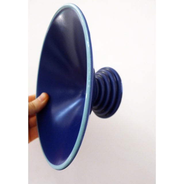 Dessert Bowls in Matte Cobalt Blue Earthenware, 1950s, Set of 6 For Sale - Image 6 of 12