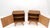 Pair Sculpted Fronts Legs Walnut Mid-Century Modern Nightstands End Tables MINT! For Sale - Image 13 of 13