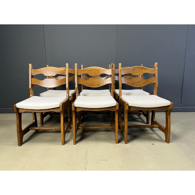 Vintage Brutalist Dining Chairs, 1960s, Set of 6 For Sale - Image 9 of 9