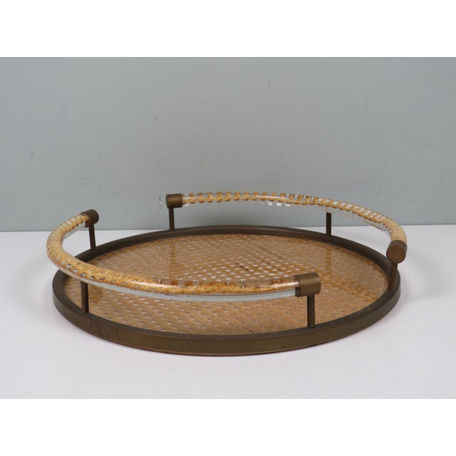 Italian tray by alberto forde, circa 1970, crafted in the hollywood regency style and echoing the sophisticated spirit of...