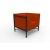 Loka Lounge Armchair in Orange by Colé Italia For Sale - Image 4 of 7